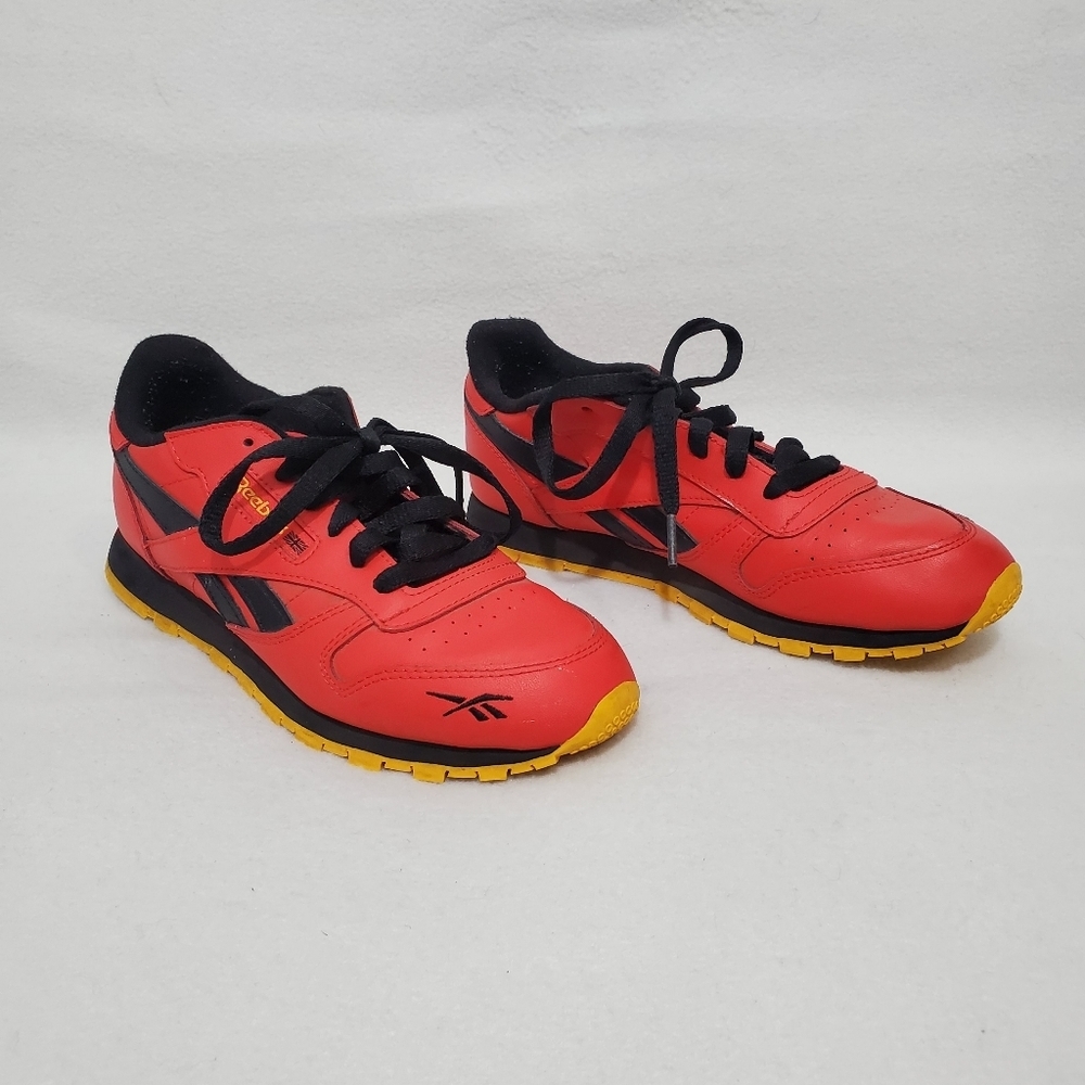 Reebok Classic Red Leather Sneakers